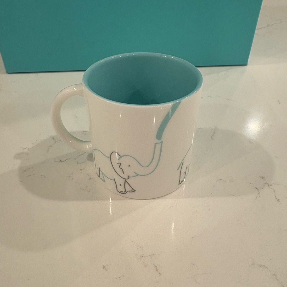 Tiffany & Co Baby 3 Piece Bone China Set Circus Elephants - Picture 5 of 11